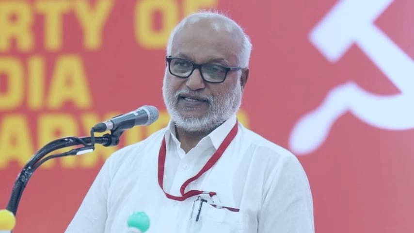 'മനുഷ്യർക്കല്ലേ അവകാശമില്ലാത്തത്, പൊലീസിന് എവിടെയും നിൽക്കാമല്ലോ'; എ.കെ.ജി ഭവനിലെ പൊലീസ് വിന്യാസത്തിൽ വിമർശനവുമായി എം.എ ബേബി