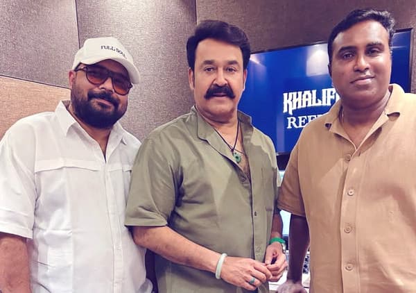 'ഖലീഫ'യിലെ തന്റെ ഡബ്ബിംഗ് പൂർത്തിയാക്കി മോഹൻലാൽ