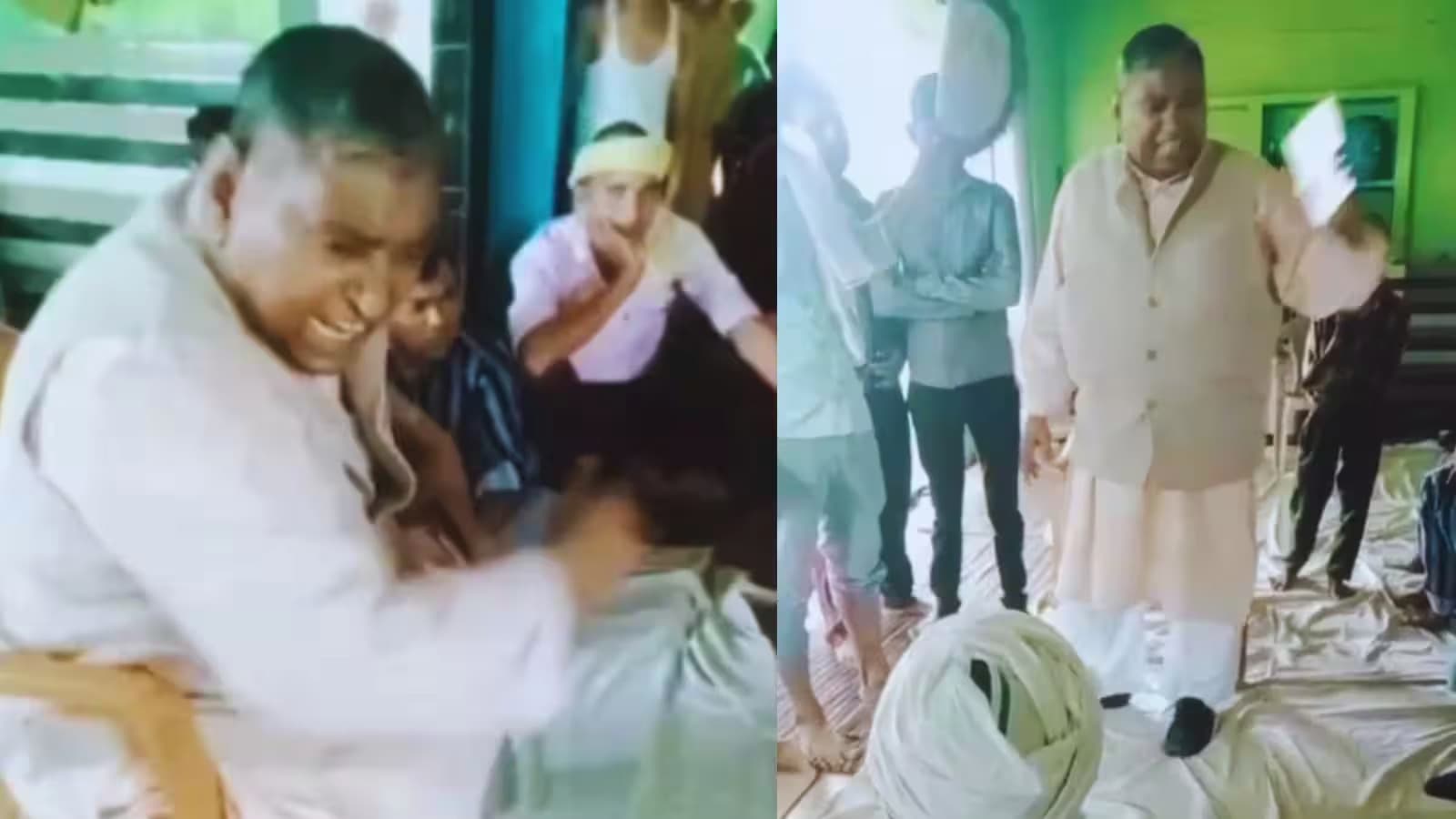 റോഡിലെ യാത്രാദുരിതം പരാതിപ്പെട്ട നാട്ടുകാരെ ജയിലിലിടുമെന്ന് ഭീഷണിപ്പെടുത്തി യു.പിയിലെ ബി.ജെ.പി എം.എൽ.എ ഛോട്ടേലാൽ വർമ്മ