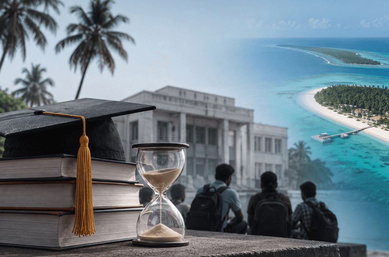 ലക്ഷദ്വീപിലെ സർക്കാർ കോളേജുകളിൽ പ്രവേശന പ്രതിസന്ധി; കോഴ്സുകളുടെ അഫിലിയേഷൻ വൈകിയതിൽ അഡ്മിനിസ്ട്രേഷനെതിരെ പ്രതിഷേധം