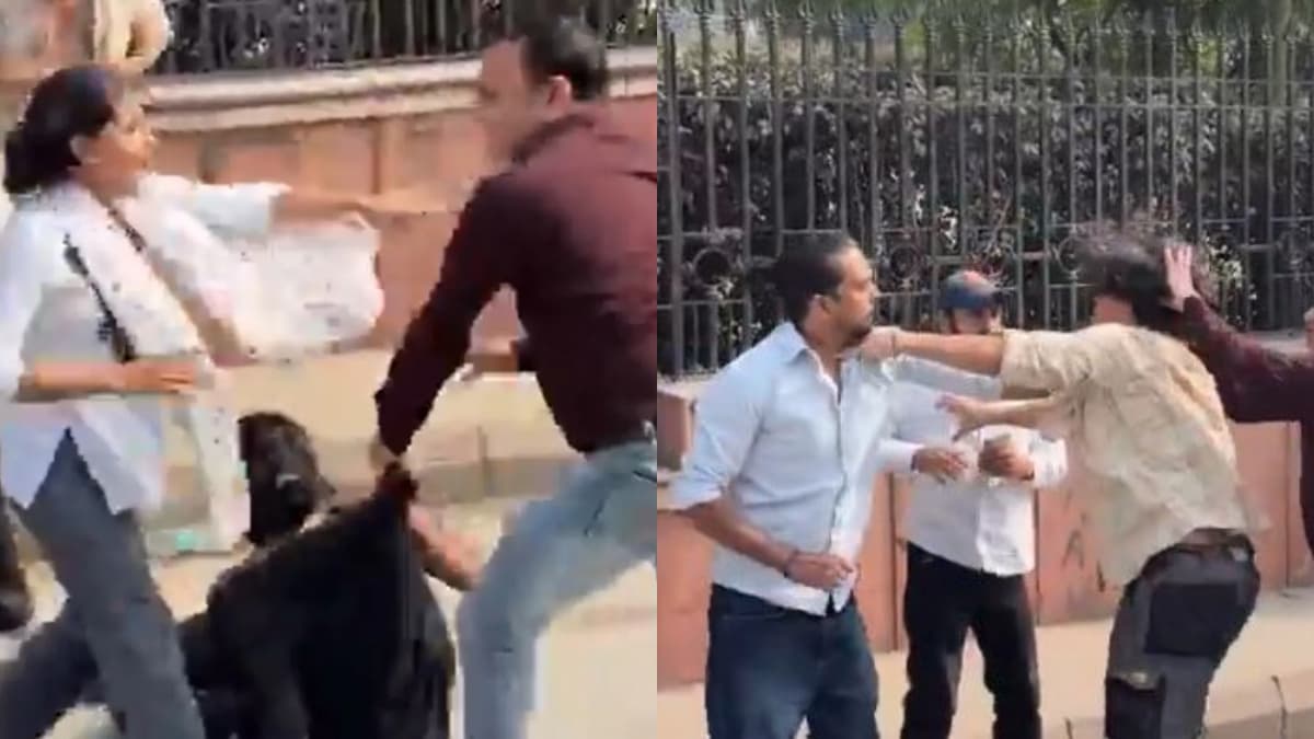 ഡൽഹിയിൽ പ്രതിഷേധത്തിനിടെ യുവതിയെ ക്രൂരമായി മർദ്ദിച്ച സംഭവം; നാല് ഹിന്ദു രക്ഷാദൾ പ്രവർത്തകർ അറസ്റ്റിൽ
