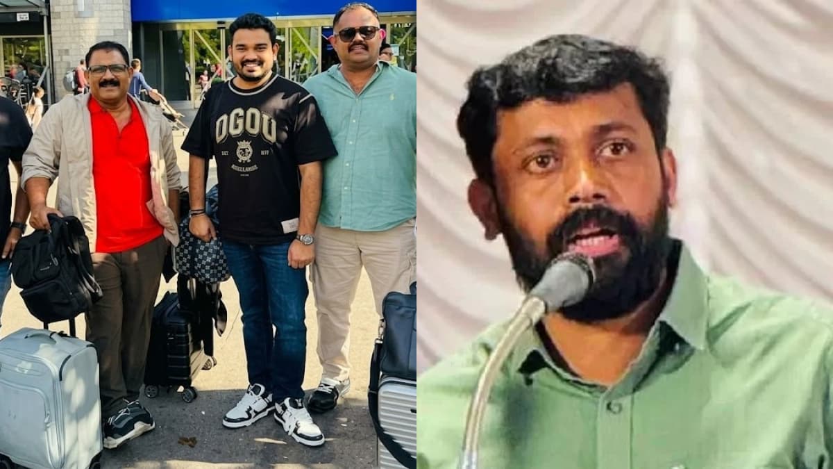 മന്ത്രി കെ.എം. ഷാജിയുടെ പ്രാഗ് യാത്ര ദുരൂഹം; സ്പോൺസർ ചെയ്തത് മദ്യവ്യവസായിയെന്ന് എം. വിജിൻ