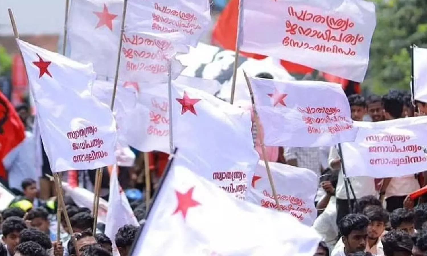 വി.സി മോഹനൻ കുന്നുമ്മലിന്റെ ചിത്രത്തിൽ പൊട്ടുതൊട്ട് എസ്.എഫ്.ഐയുടെ വേറിട്ട പ്രതിഷേധം; ആർ.എസ്.എസിന് ദാസ്യപ്പണി ചെയ്യുന്ന സംഘിയായി വി.സി മാറിയെന്ന് വിമർശനം