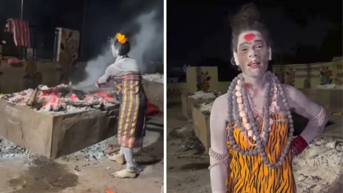 ചിതയിൽ നിന്ന് ശരീരഭാഗങ്ങൾ പുറത്തെടുത്ത് ഭക്ഷിച്ചു; ഉജ്ജയിനിൽ സ്വയം പ്രഖ്യാപിത 'ലേഡി അഘോരി' കാളി നന്ദ് ഗിരി പോലീസ് പിടിയിൽ