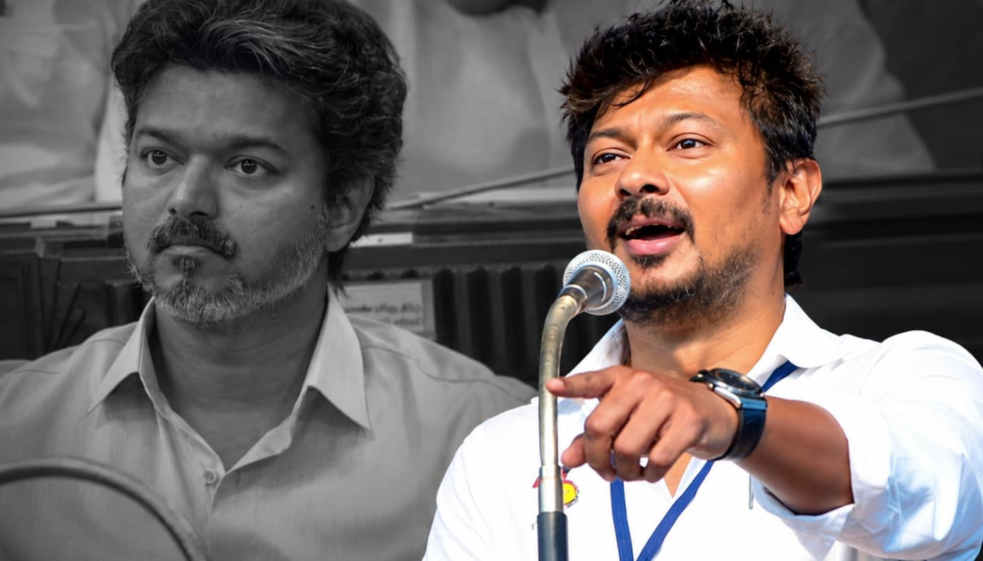 'തമിഴ്നാട് ചരിത്രത്തിലെ ഏറ്റവും വലിയ ഡമ്മി മുഖ്യമന്ത്രി'; വിജയ്ക്കെതിരെ രൂക്ഷവിമർശനവുമായി ഉദയനിധി സ്റ്റാലിൻ